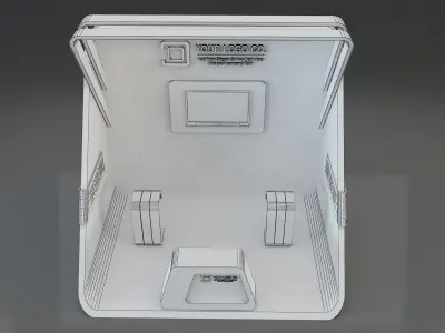 Booth Exhibition Stand a659a 3D model