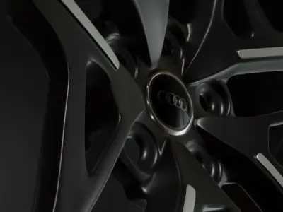Wheel Audi R8 and Tire Michelin Pilot Super Sport 3D model
