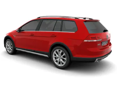 Volkswagen Golf Alltrack 2015 3D model