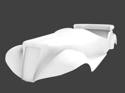 Old Antique Car 3D Model Free low-poly 3D model