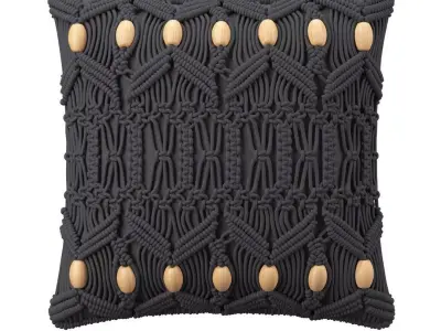 Decorative Cushions Nicaea Cotton Geometric Pattern 3D model