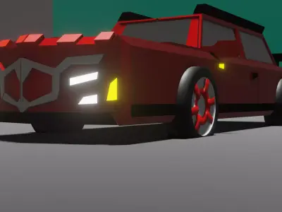 palathai car 3D model