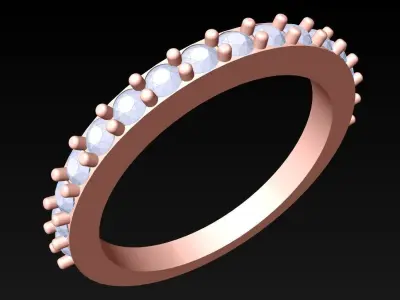 Diamond Ring - Womens Rings - N326259 3D print model
