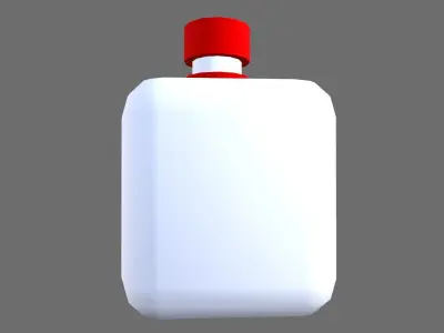 Medicine Container Bottle Low-poly 3D model