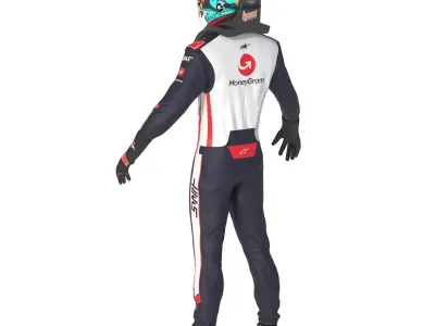F1 Haas Suits  2024 3D model
