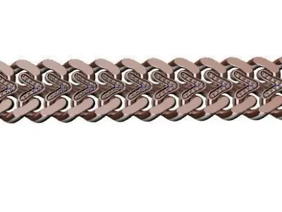 Heart Chain 3D print model