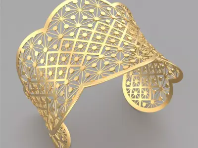 Bracelet Fashion R-001 3D print model
