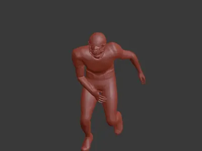 Football Player 14 Poses 3D model