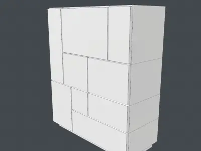 Free Shelf Free low-poly 3D model