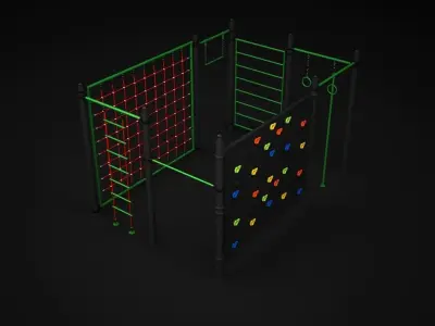 Teenagers Outdoors Toys 3D model