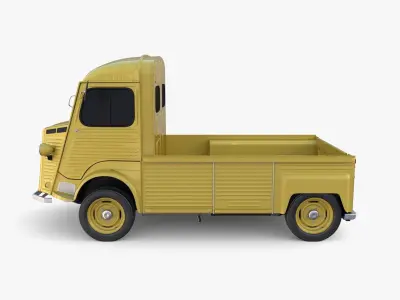 Generic 40s Van Pick Up v3 3D model