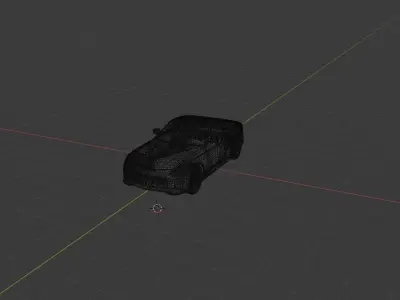Nissan Z sports car 3D model