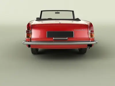 Peugeot 404 Cabriolet 3D model