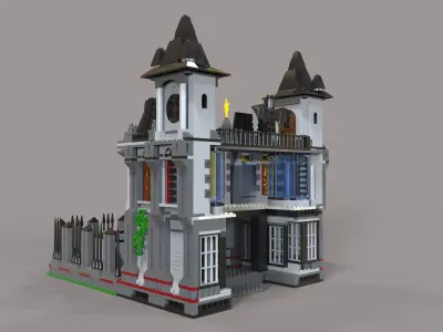 Lego jail 3D model