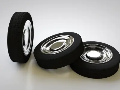 CAR WHEEL MODEL Free 3D model