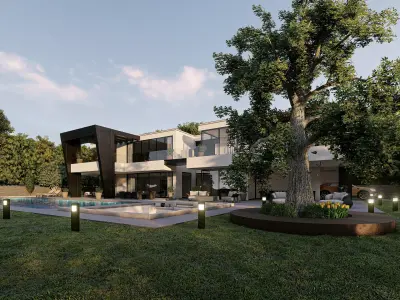 Regina Villa Exterior Design 3D model