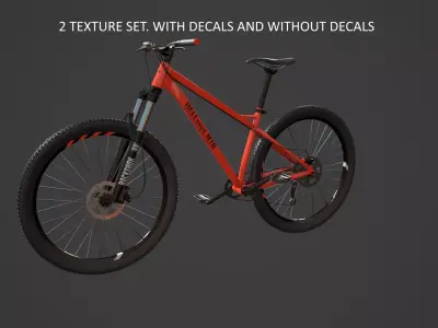 MTB bicycle PBR 3D model