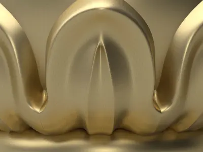 Carved Finial 3D model