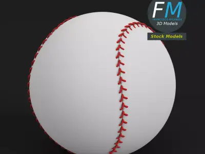 Baseball ball 3D model