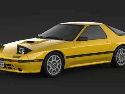 Mazda RX-7 FC3S S4 3D model