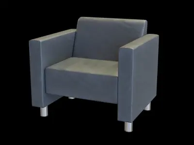 Granada Sofa 04 Low-poly 3D model
