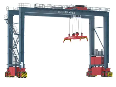 Konecranes RTG Container Crane 3D model
