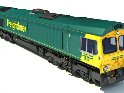 British Rail Class 66 3D model