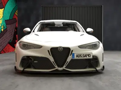 Giulia GTAM - Alfa Romeo 3D model Pack  3D model