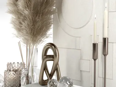 Decorative set 12 3D model