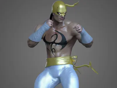 Iron Fist 3d model print 3D print model