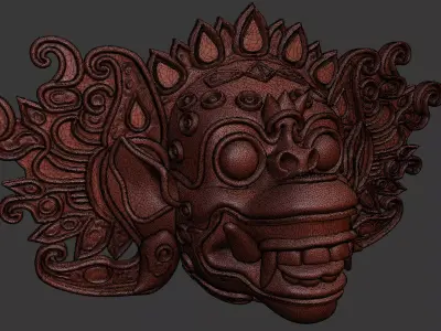 Balinese Mask Indonesia 3D model