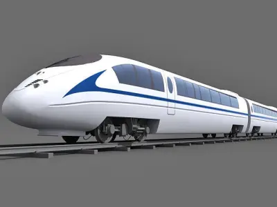 10 Train Collection 3D Models