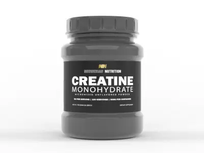 Protein Powder 3D model