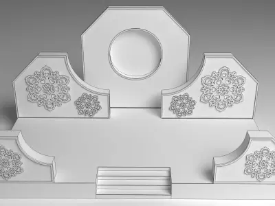 Wedding Stage 3D model