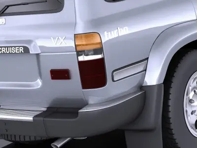 Toyota Land Cruiser J80 1989-1997 VRAY 3D model