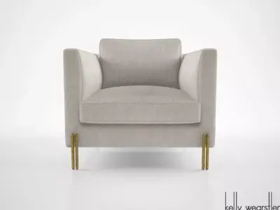 Kelly Wearstler Melange Club chair 3D model