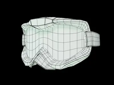 Motocross visor 3D model