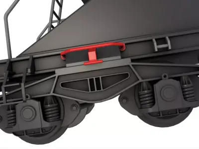 Railroad Tank Car 3D model