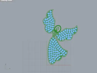 Mother Angel Necklace Free 3D print model