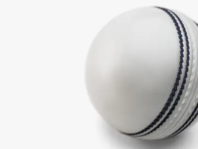 Cricket Ball White 3D model