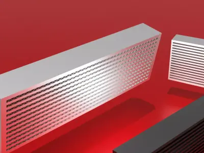 Generic Car Radiator Free 3D model