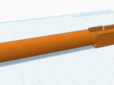 Airsoft Umarex HK VP9 tactical outerbarrel without thread 3D print model