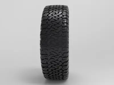 BF Goodrich All-Terrain Offroad Tire  3D model
