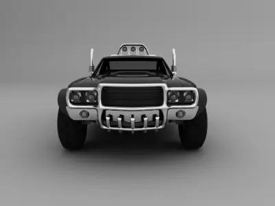 Truck based Chevrolet El camino 1970 3D model