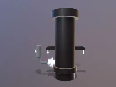 Self Cleaning Filter Low-poly 3D model