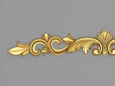 Classic Carved 019 3D model purchase