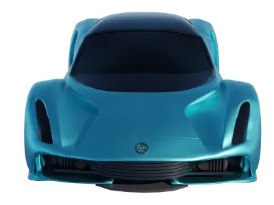 Gaming Car Game Asset  3D model