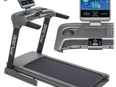 FitLogic treadmill 3D model