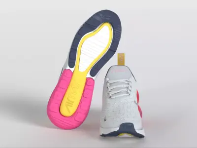 Nike Wmns Air Max 270 Low-poly 3D model