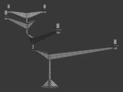 Spin Candelabra by Tom Dixon 3D model